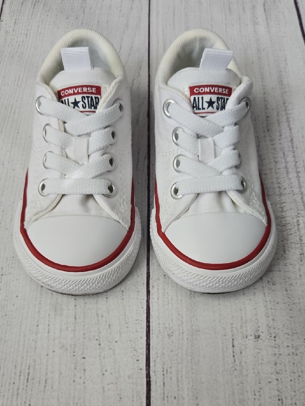 Converse White - Toddler Size 6